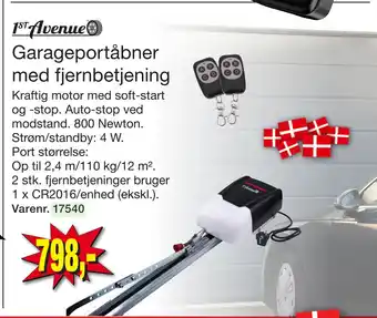 Harald Nyborg Garageportåbner med fjernbetjening tilbud