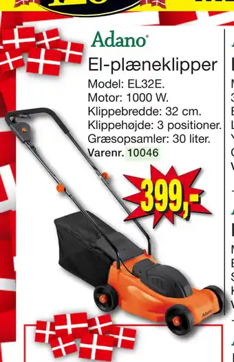 Harald Nyborg El-plæneklipper tilbud