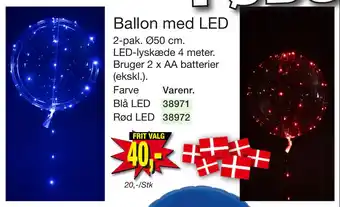 Harald Nyborg Ballon med LED tilbud