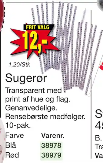 Harald Nyborg Sugerør tilbud