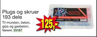 Harald Nyborg Plugs og skruer 193 dele tilbud
