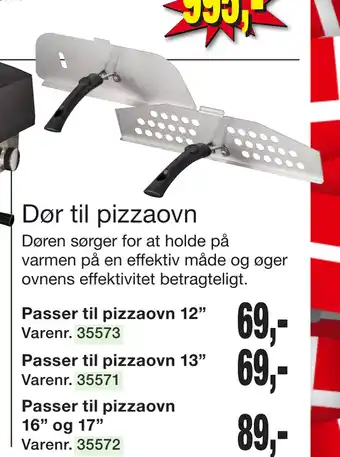 Harald Nyborg Dør til pizzaovn tilbud