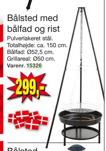 Harald Nyborg Bålsted med bålfad og rist tilbud