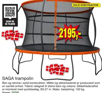 Harald Nyborg SAGA trampolin tilbud