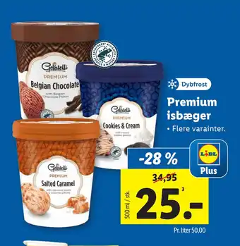 Lidl Premium isbæger tilbud
