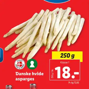 Lidl Danske hvide asparges tilbud