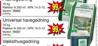 Harald Nyborg Universal havegødning tilbud