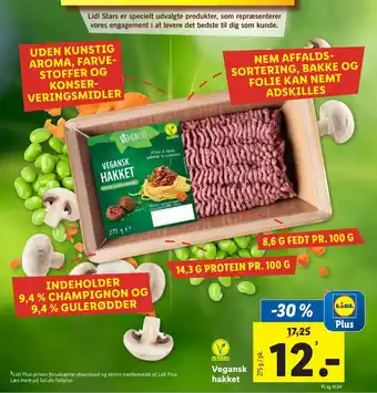 Lidl Vegansk hakket tilbud