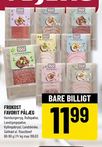 Løvbjerg FROKOST FAVORIT PÅLÆG tilbud