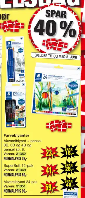 Harald Nyborg Farveblyanter tilbud