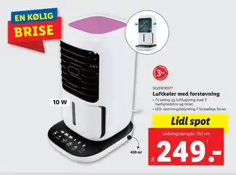 Luftkøler med forstøvning