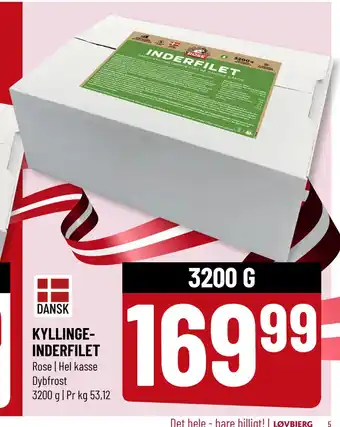 Løvbjerg KYLLINGEINDERFILET tilbud