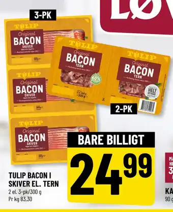 Løvbjerg TULIP BACON I SKIVER EL. TERN tilbud