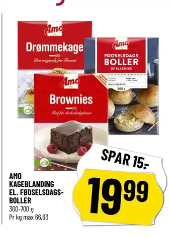 Løvbjerg AMO KAGEBLANDING EL. FØDSELSDAGSBOLLER tilbud
