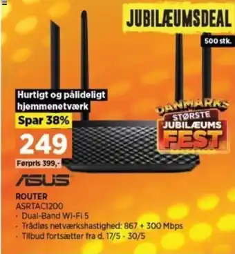 Power ROUTER ASRTAC1200 tilbud