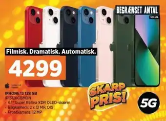 Power IPHONE 13 128 GB IP13128GBMDN tilbud
