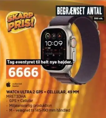 Power WATCH ULTRA 2 GPS + CELLULAR, 49 MM MRET3DHA tilbud