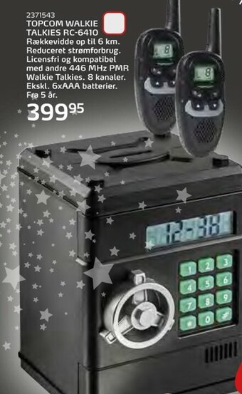 Legekæden Topcom Walkie Talkies RC-6410 tilbud