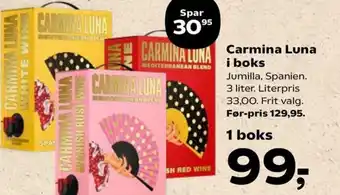 Coop.dk Carmina Luna i boks tilbud
