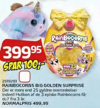 Legekæden Rainbocorns Big Golden Suprise tilbud