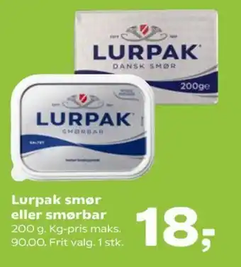 Lurpak smør eller smørbar