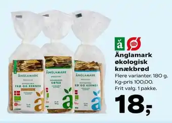 Coop.dk Änglamark økologisk knækbrød tilbud
