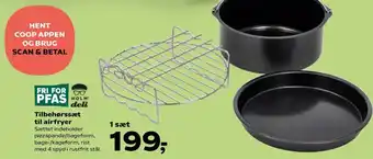Tilbehørssæt til airfryer