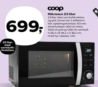 Mikroovn 23 liter