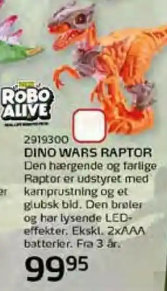 Legekæden Dino Wars Raptor tilbud
