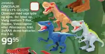 Legekæden Dinosaur Med Lys Og Lyd tilbud