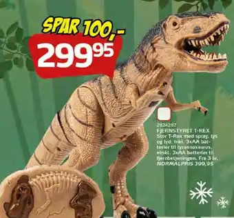 Legekæden Fjernstyret T-Rex tilbud
