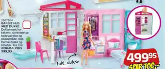 Barbie Hus Med Dukke
