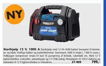 Biltema Starthjælp 12 V, 1000 A tilbud