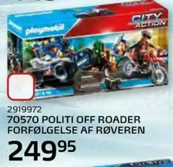 Legekæden 70570 Politi Off Roader Forfølgelse Af Røveren tilbud