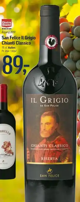 Føtex San Felice Il Grigio Chianti Classico tilbud