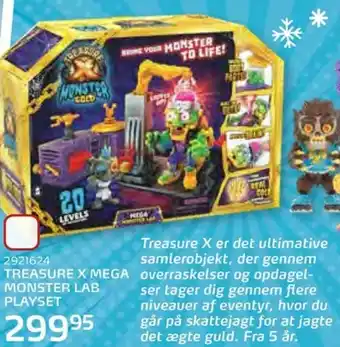 Legekæden Treasure X Mega Monster Lab Playset tilbud