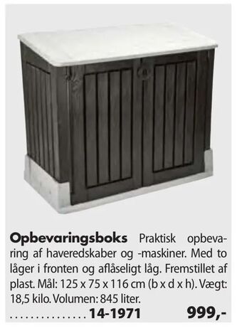 Opbevaringsboks