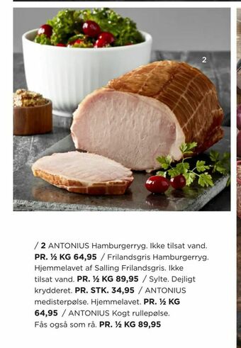 Salling Hamburgerryg tilbud