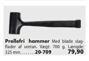 Prellefri hammer