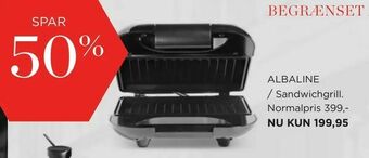 ALBALINE / Sandwichgrill