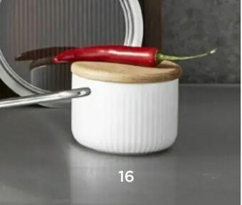 Saltkar med låg og ske