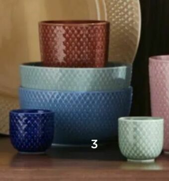 Salling LYNGBY PORCELÆN Rhombe Color Serveringsskål tilbud