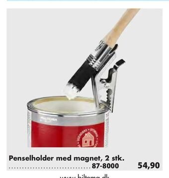 Penselholder med magnet, 2 stk
