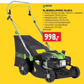 jem & fix PLÆNEKLIPPER 79.8CC tilbud