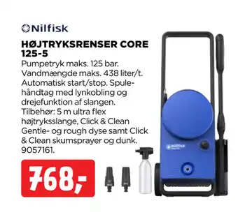 jem & fix HØJTRYKSRENSER CORE 125-5 tilbud