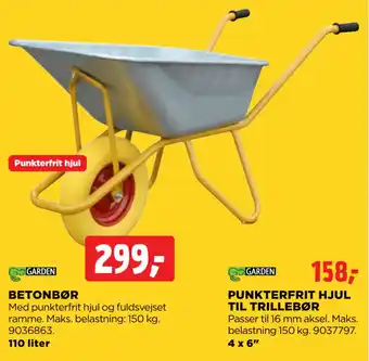 jem & fix PUNKTERFRIT HJUL TIL TRILLEBØR tilbud