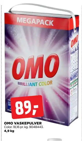 jem & fix OMO VASKEPULVER tilbud