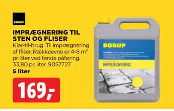 jem & fix IMPRÆGNERING TIL STEN OG FLISER tilbud