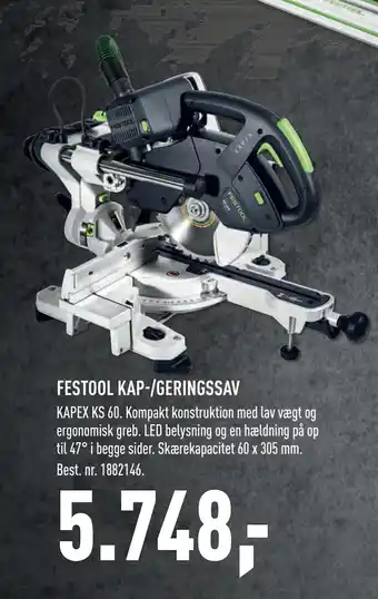 Johannes Fog FESTOOL KAP-/GERINGSSAV tilbud