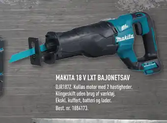 Johannes Fog MAKITA 18 V LXT BAJONETSAV tilbud